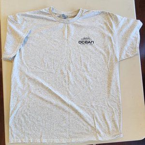 Jefferson's Ocean Aged at sea Gildan Dryblend XL grey tshirt